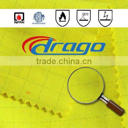 EN 471 Fluorescent Modacrylic Antistatic FR Fabric for Firefighters Suit