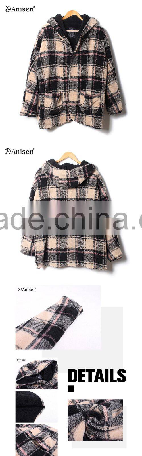 happy new year wholesale cheap fleece sports plaids man coat