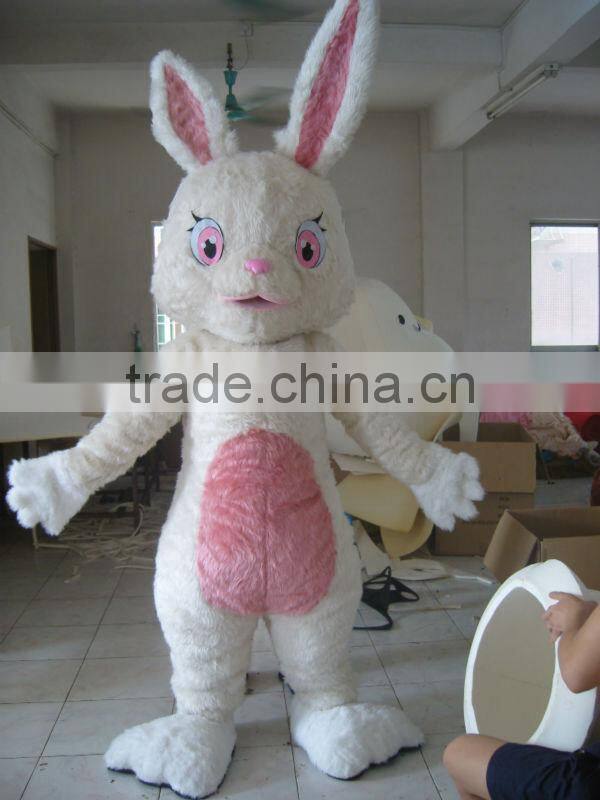 Easter Bunny White Rabbit Mascot Costume