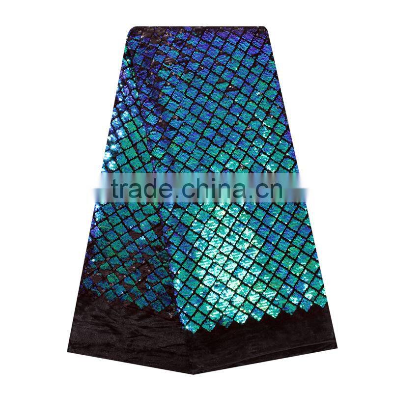 2017 New Arrivals Guangzhou Lace Fabrics Velvet African Lace Fabric