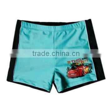 Boy natural red swim shorts beachwear