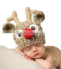 Hand Made Cartoon Animal Winter knitted Baby Crochet Hat