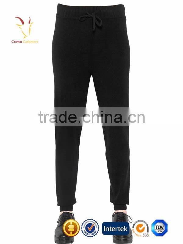 Most Popular Black Cashmre Jogger Pants Mens