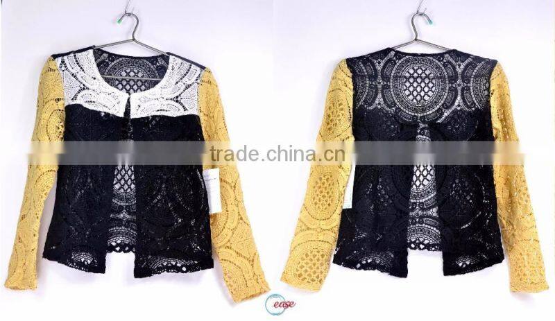 teenager children china hand crochet 100% acrylic cardigan sweater