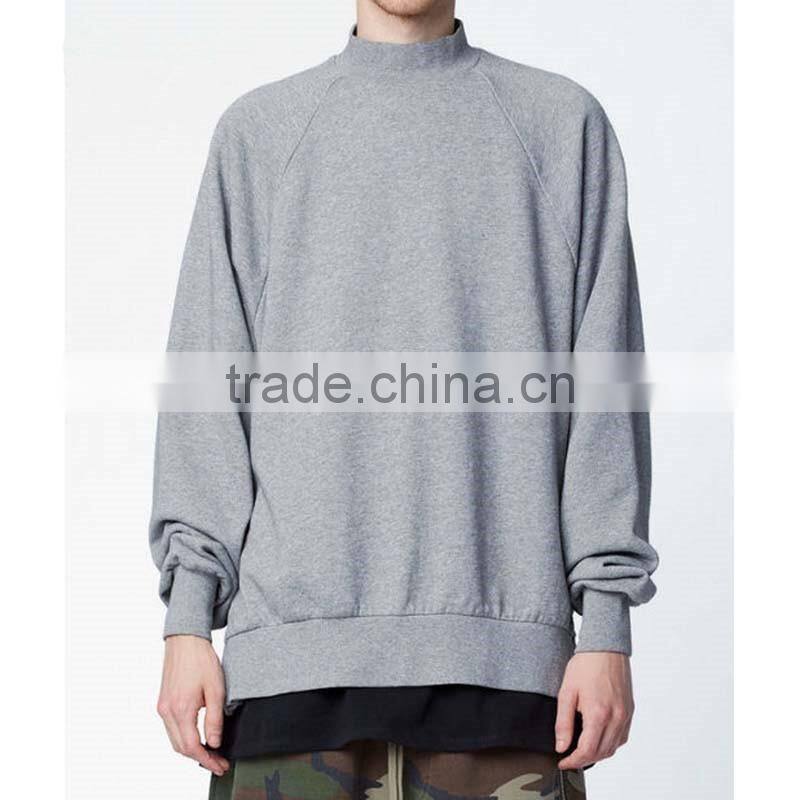 Grey No Hood Sweatshirt Men Fashion Tracksuit Wholesale Sweatshirt Oversize Sweatshirt Plain