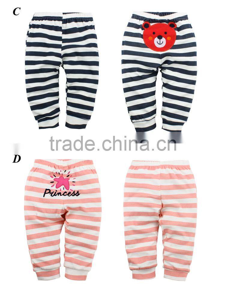 New Arrival Fashion Autumn Baby Cute Pants 4 Styles PP Pant Embroidery Trousers