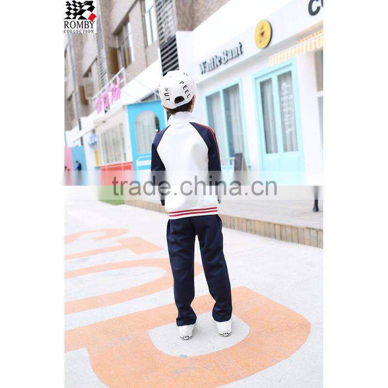 kids clothing suppliers china Sports Clothes Set School Uniform