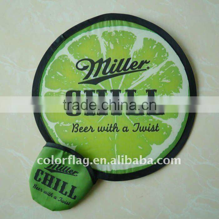 high quality polyester foldable frisbee