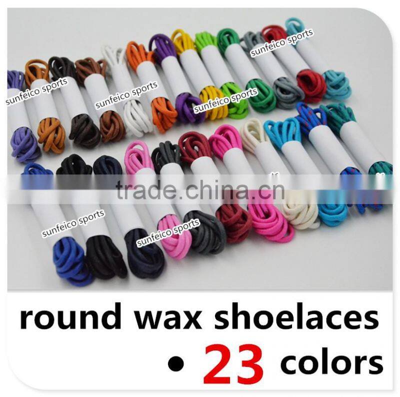 Sky Blue Custom Wax Boot Shoelaces~Waxed Shoelaces~Blue Dress Shoelaces~Cotton Round Shoelaces~Oxford Canvas Sneaker shoelaces