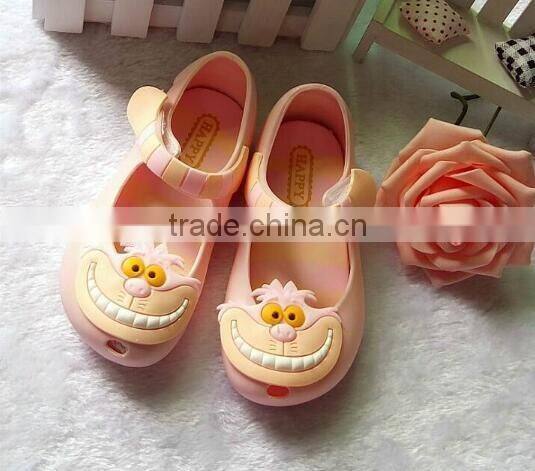 cute cartoon mini melissa plastic jelly shoes for kids