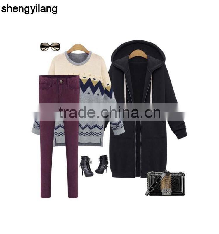 prom popular trend slim fit Elongated urban extra long hoodies/coat /outwear manufacturer