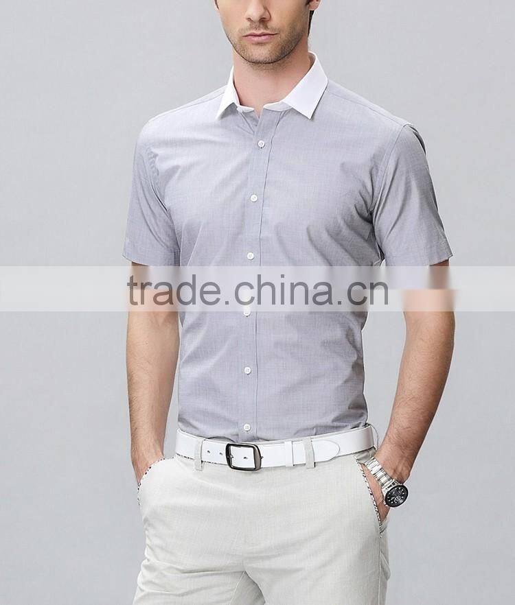 Stylish men t shirts collar contrast cheap fashion t shirts