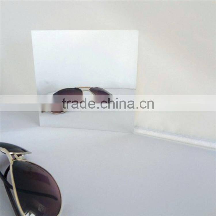 16pcs Reflective Mirrors Self-adhesive Square Decorative Tiles Mirror Wall Stickers Bath room Mirror Decor