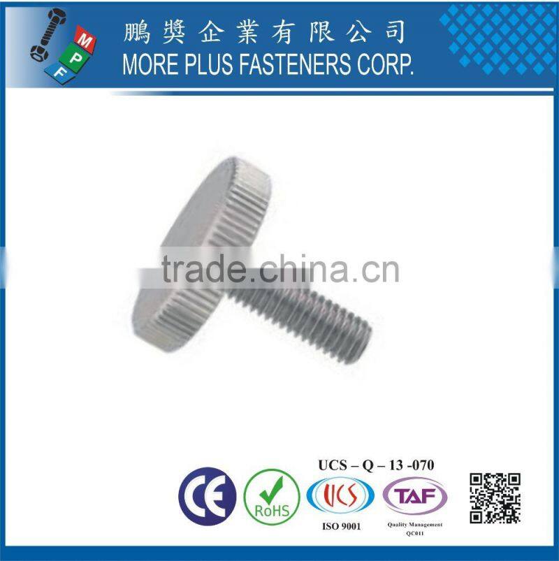 DIN653 Stainless Steel Knurled Thumb Screw Passivated