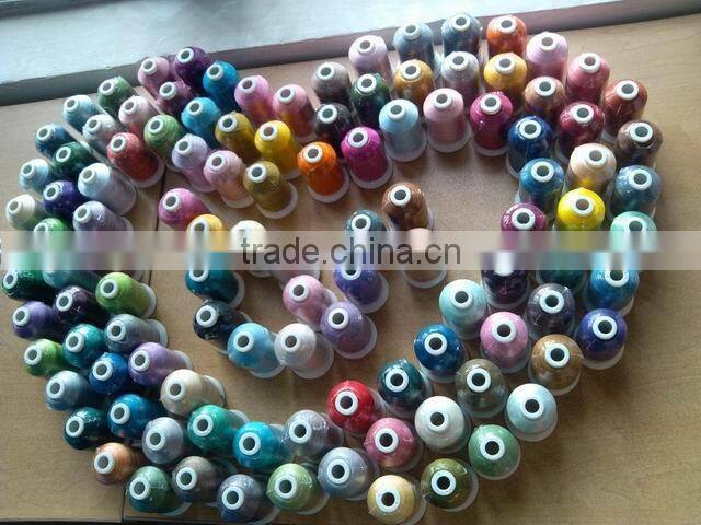 New Mini-King Spools Machine Embroidery Thread 100% Polyester Thread For Brother ,Janome 1000m*120 , Free Shipping