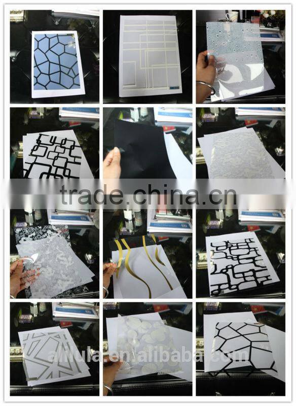 Colorful creative decorative metallic building window film for glass