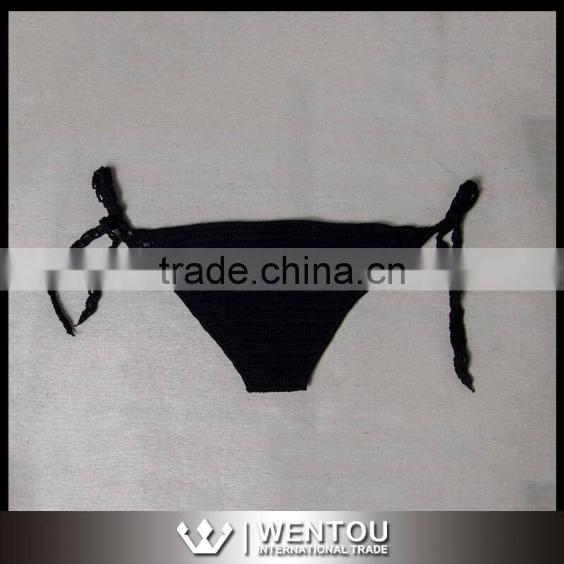 Sexy Crochet Swimwear Tassel Knitted Bikini