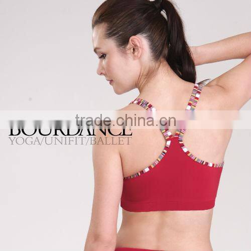 New Spring - Gym Wear Stripe Sports Bra