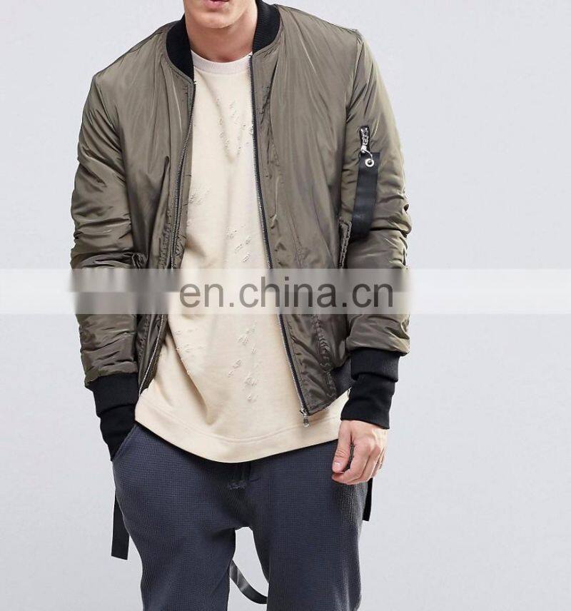 unisex classic bomber jacket high quality jacket