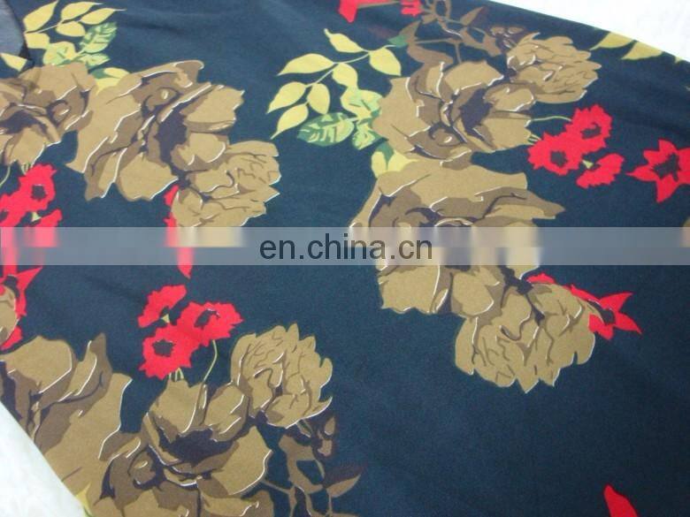 Floral printed split maxi dress for woman with back v neck design