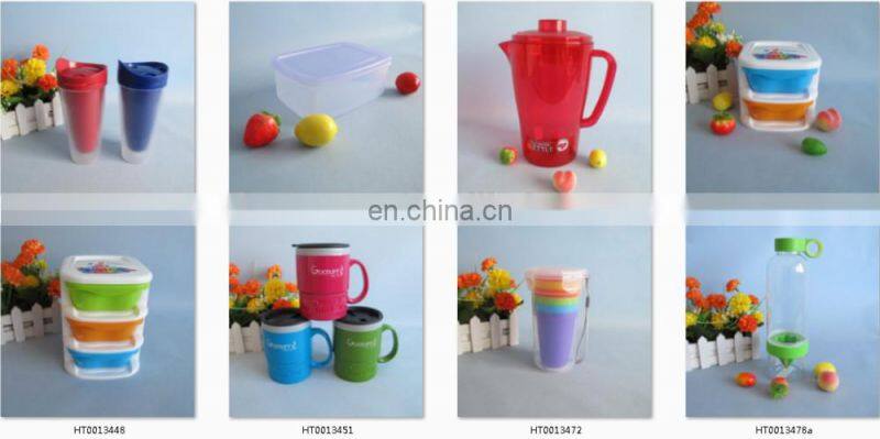 6pcs White 6 inch plastic square plate