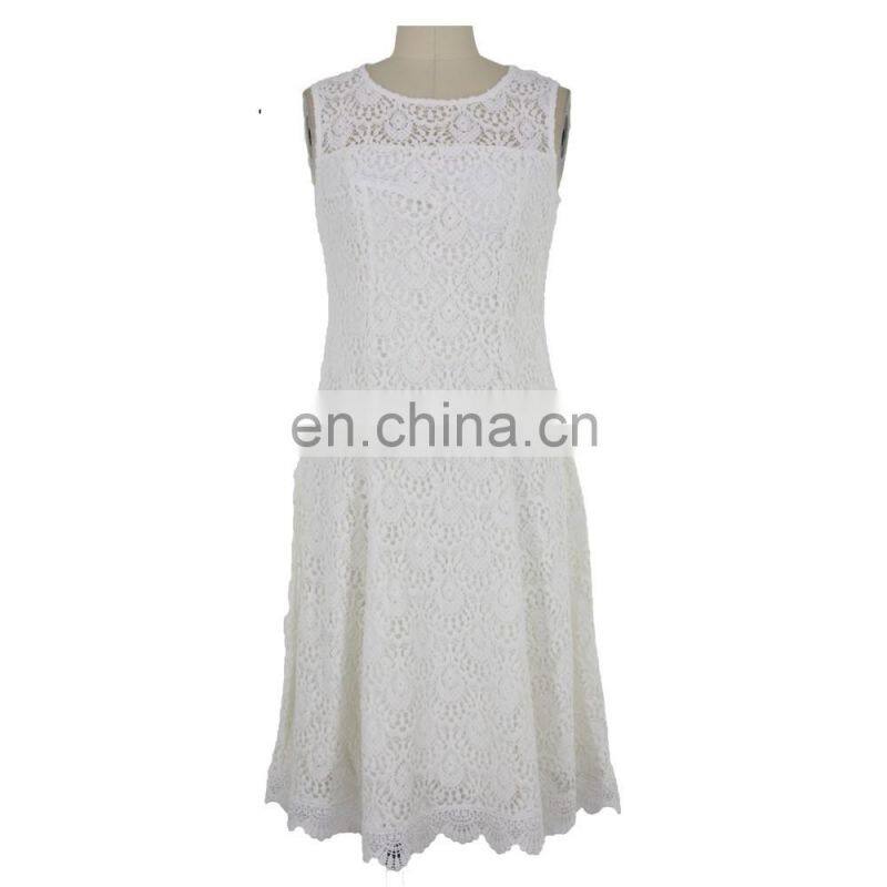 Crochet Lace Dress Women Evening Dress Occasion Wear