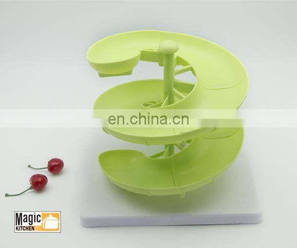 Colorful Helical Fruit Organizer