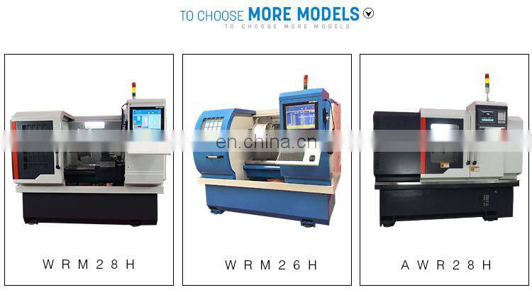 AWR32H Diamond Cut Alloy Wheel Rim Repair Machine with servo motors