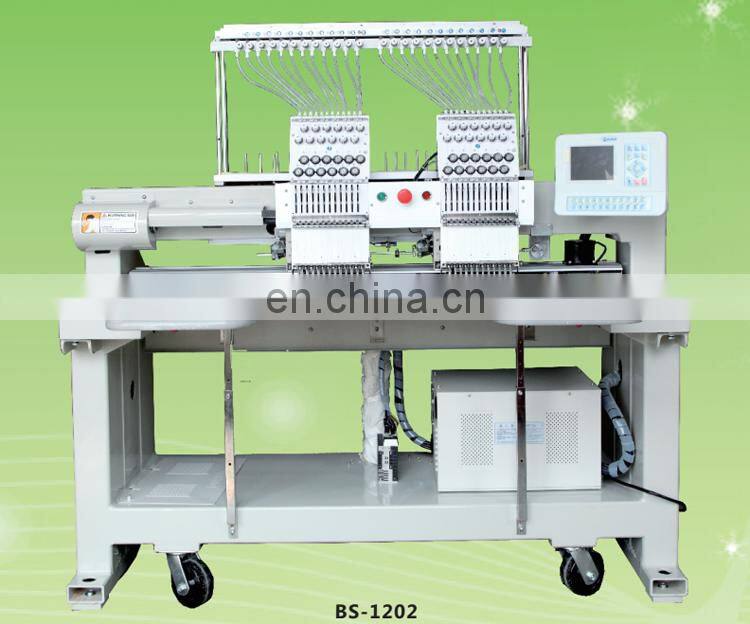 Single head computerized hat embroidery machine flat cap embroidery