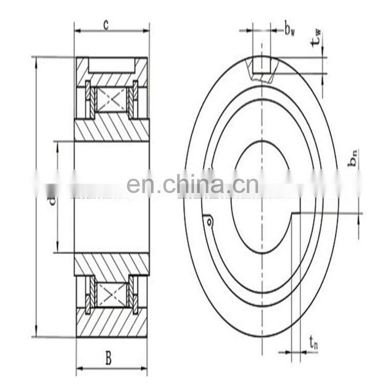 CK-A2870 One-way clutch bearing NTN CK-A2870 CK-A3080T CK-A3585 CK-A35100