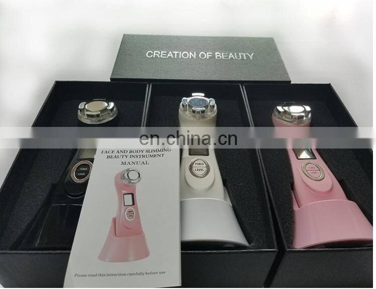 Multifunction Color Photon RF Vibration EMS Massage Cleaning Instrument Electronic Beauty Instrument