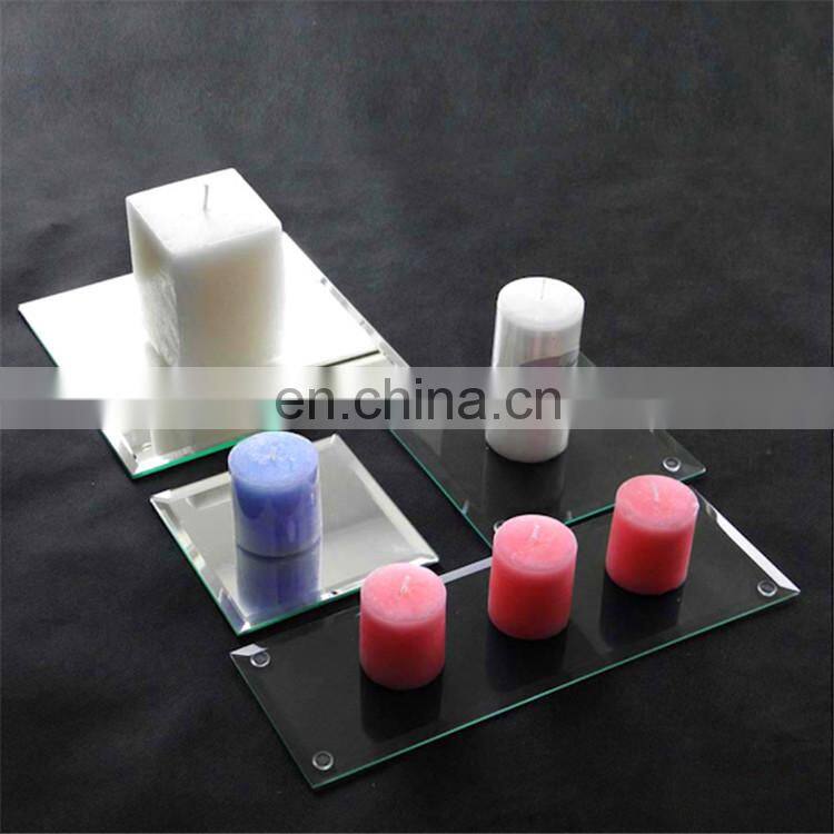 12" ROUND MIRROR TRAY WITH ROUNDED EDGES CAN BE USED FOR MANY THINGS,CANDLES,FLOWERS, CRYSTAL ETC.