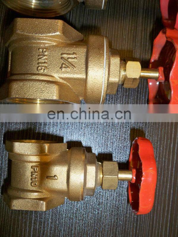 EAST WELL WEDGE brass gate valve F * F JIDA SERIES 1013