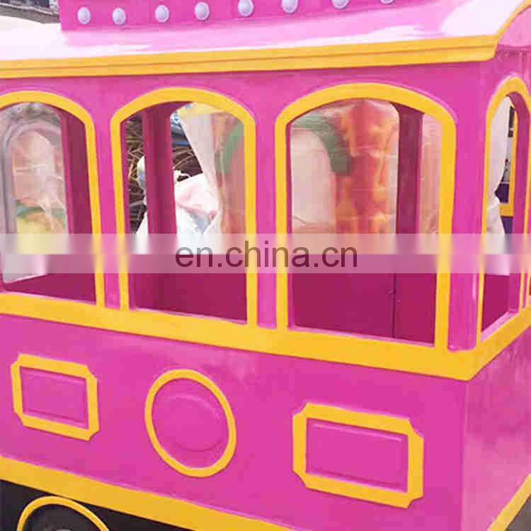 manege amusement park trackless electric train rides for sale