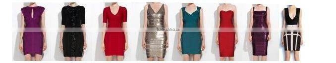 Summer dress in stock wholesale 2015 new white sey classic and elegant bodycon deep V neck women cute summer evening party banda