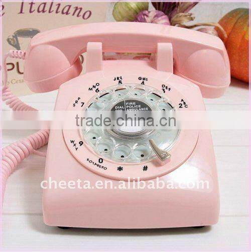 bling rotary dial antique retro telephone