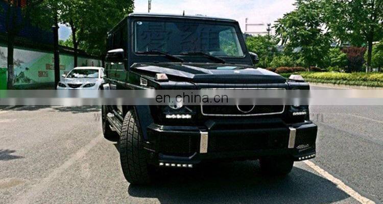 G CLASS W463 G55 G500 to B style normal kit PU material front bumper front lip with B emblems grille B emblem rear bumper