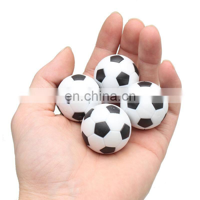 Mini Cute Black White Plastic Football Foosball Balls For Soccer Table Craft Kids Gift Toys Ornament