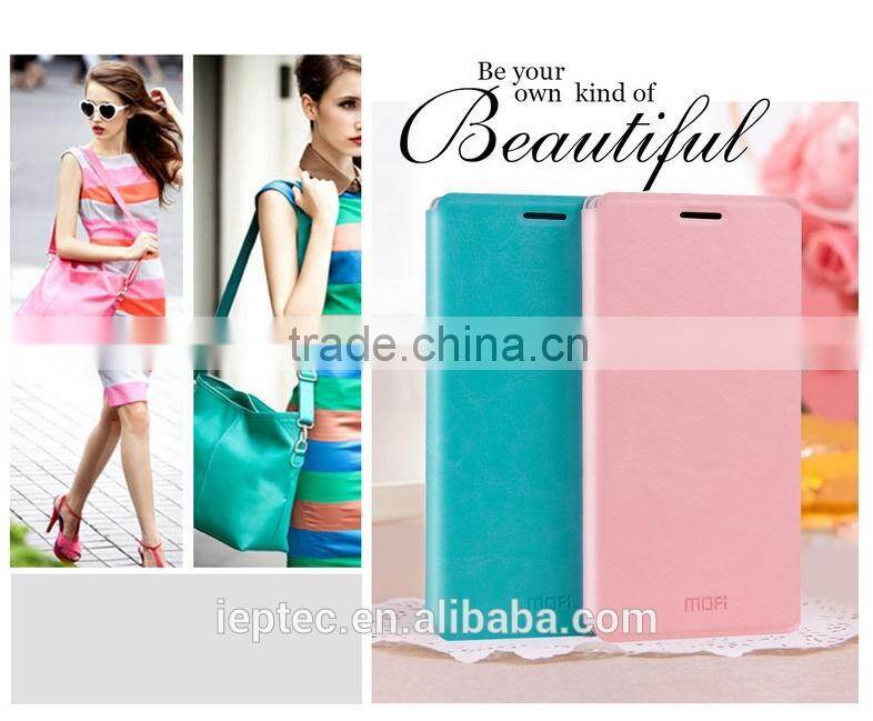 MOFi Brand RUI Series PU Leather Flip Phone Cases Cover for LG G3, TPU Back Cover for LG G3