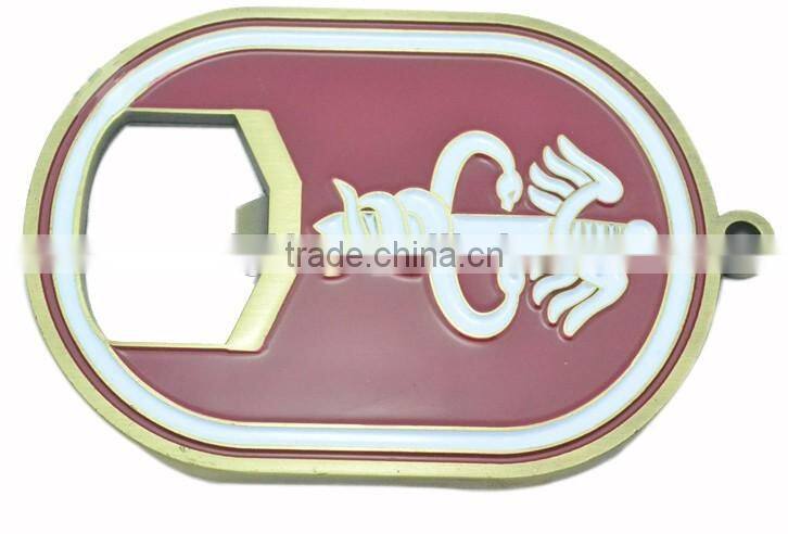 2016 creative popular bottle opener with medal shape