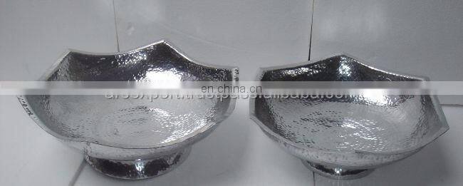 decorative aluminium cast table bowl