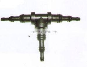 Vacuum nylon tubing connector