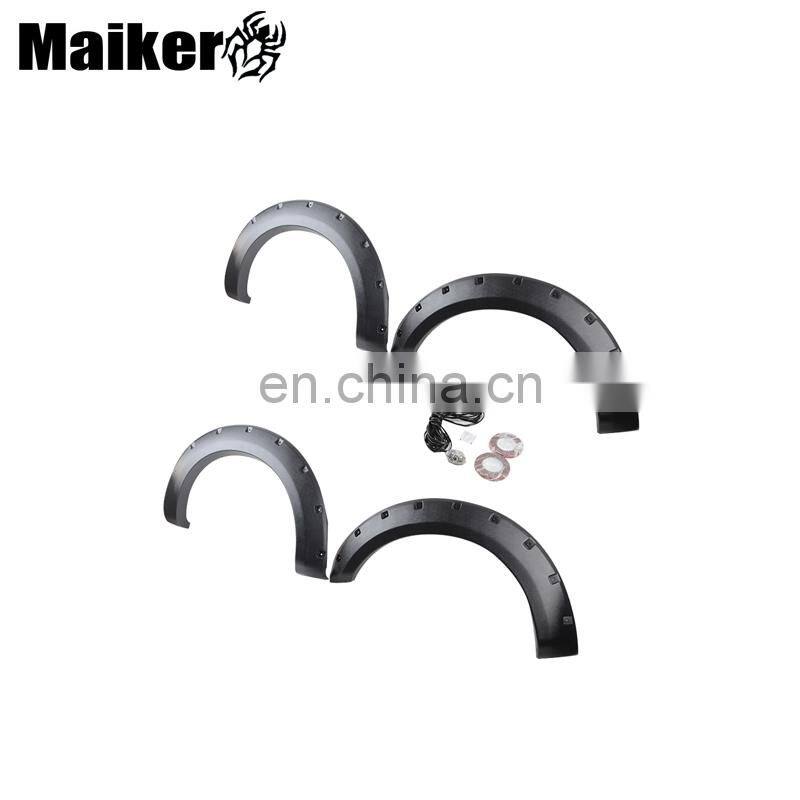 Pickup Accessories Pocket Rivet Style Fender Flares For F150 2018- on Mud Guard Parts