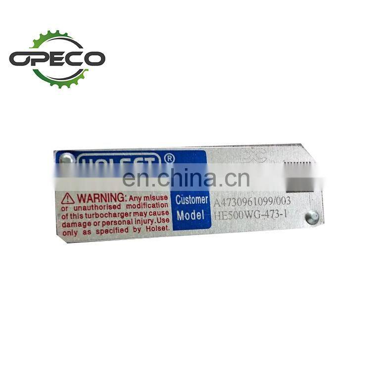 For Benz OM473 turbocharger 3789534 A4730961099-033 HE500WG-473-1