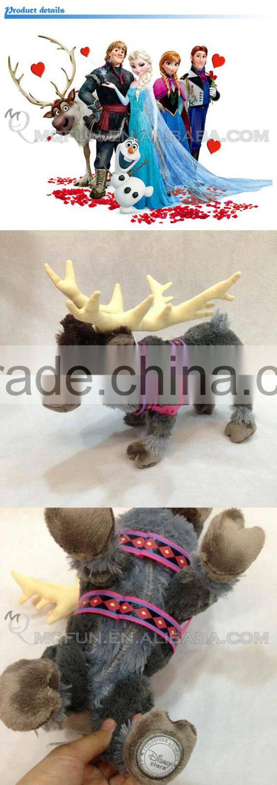 Mini Qute wholesale 35 cm Kawaii cartoon stuffed plush Frozen doll princess anna & elsa olaf sven girls gift kids children toy