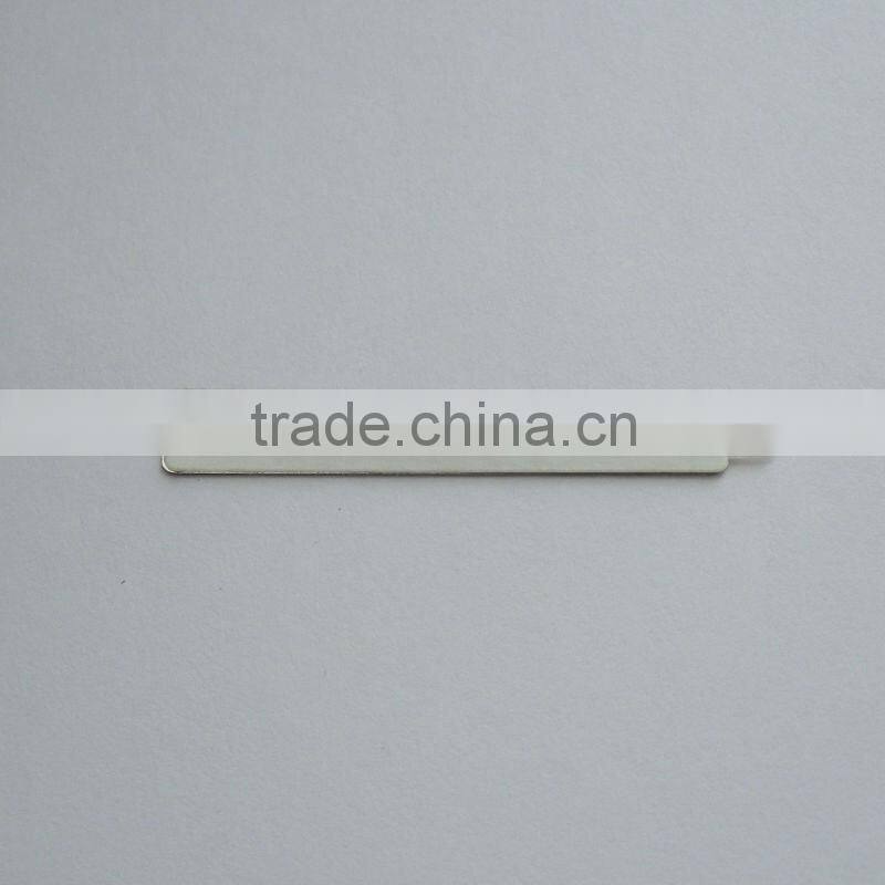 Metal name plate with 3M-4914 tape