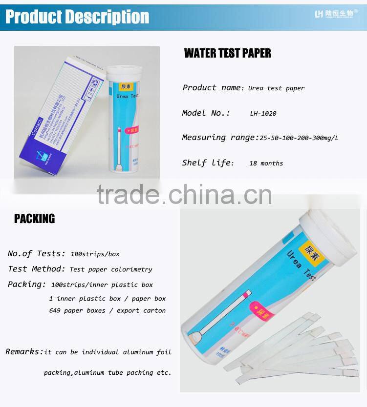 Urea test paper