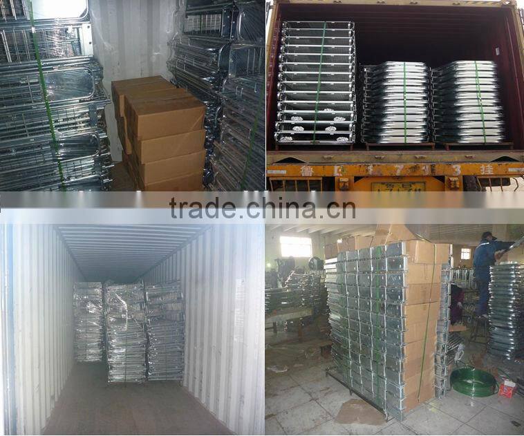 Foldable Metal Security Hotel Housekeeping Maid Cart Trolley