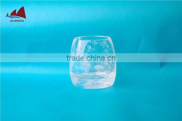Natural Clear Quartz Crystal Beer Cups