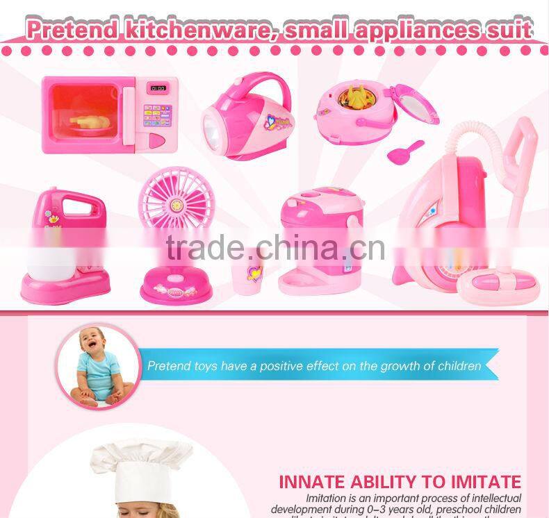 Hot selling mini kids home appliances Furniture toy playing house toy mini appliances toys electric iron with light